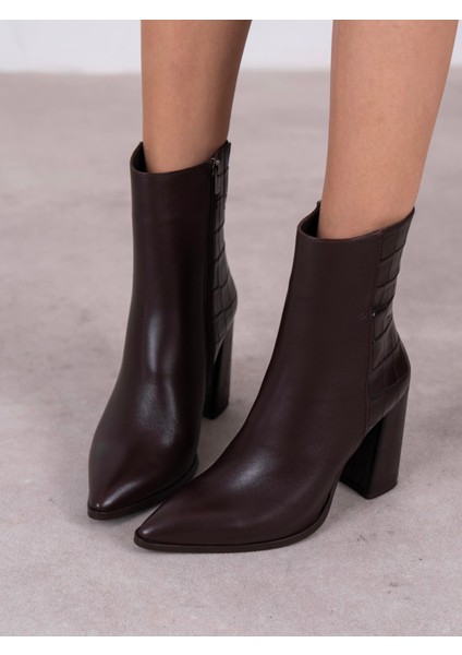 Frina Kahve Hakiki Deri Kadın Bot fırsatları