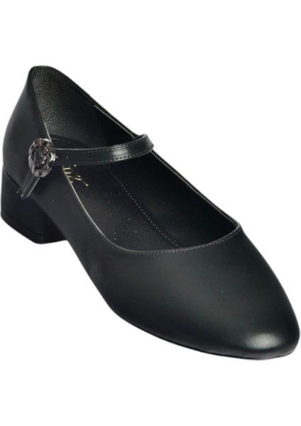 V250660809 Siyah Kalın Alçak Topuklu Kadın Ayakkabı fırsatları