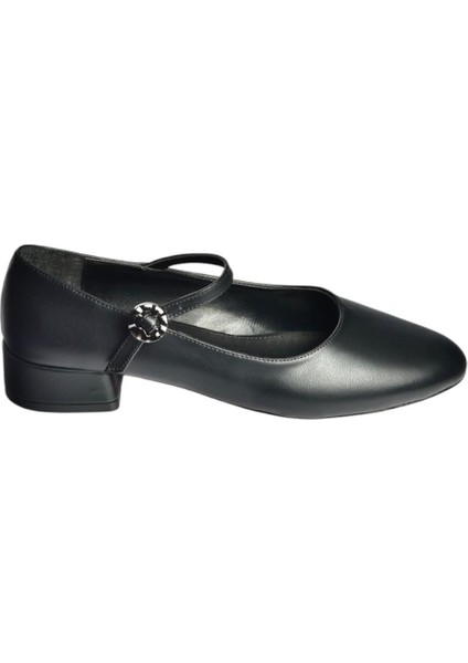 V250660809 Siyah Kalın Alçak Topuklu Kadın Ayakkabı indirimleri