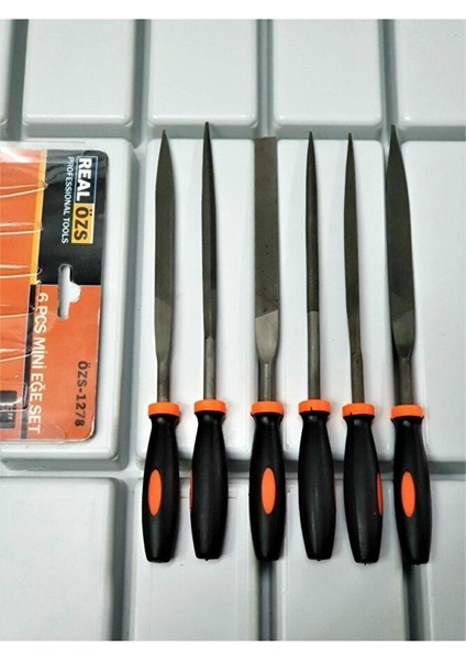 Mini Eğe Seti 18 cm 6 Parça