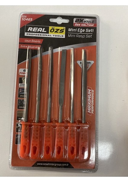 Mini Eğe Seti 18 cm 6 Parça fiyatları