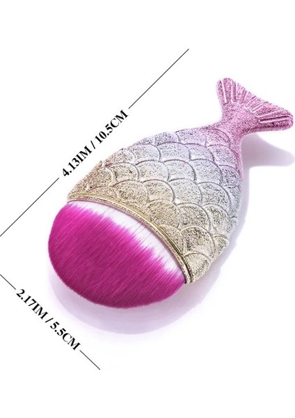 Kapaklı Toz Fırçası Balık / Mermaid Fırça - Orta Boy fiyatları