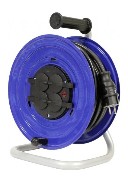 BM1K2103-0000 Metal Makara 3x1,5mm Ttr 25M. Kablolu 4 Adet Priz