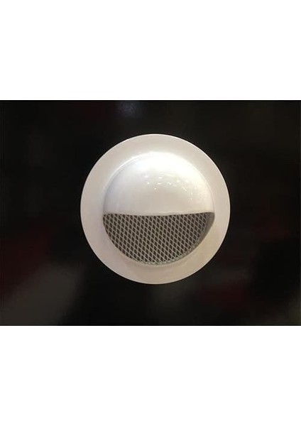 Fan Menfezi Mutfak Aspiratör Çıkışı Rüzgar Önleyici Terekli Iç Çap 100 mm Beyaz (Beyaz)