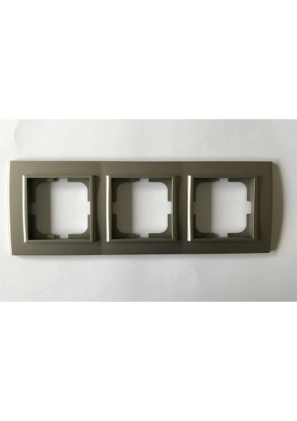 Antrasit Üçlü Çerçeve - Priz ve Anahtar Için Uyumlu Çerçeve fiyatları