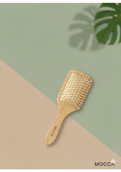 Doğal Ahşap Saç Fırçası - Statik Elektrik Karşıtı Masaj Etkili Tarak fiyatları