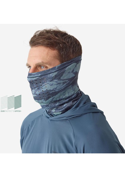 UV Korumalı Bandana Boyunluk - Balıkçılık - Mavi / Yeşil - 500 fiyatları