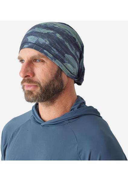 UV Korumalı Bandana Boyunluk - Balıkçılık - Mavi / Yeşil - 500 fırsatları