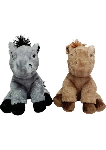 PB31558-23 Peluş Oturan At 23 cm - 1 Adet Stokta Olan Gönderilir