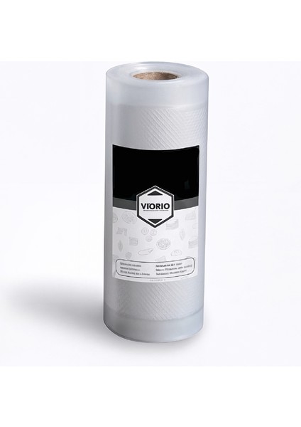 20cm x 5m Rulo Tırtıklı Vakum Makinesi Poşeti Vakum Poşeti