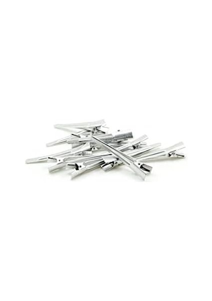 Croc 1208 Mavi Cırtlı Sünger Bigudi 4lü Çap 6cm + 12LI Alüminyum Saç Pensi