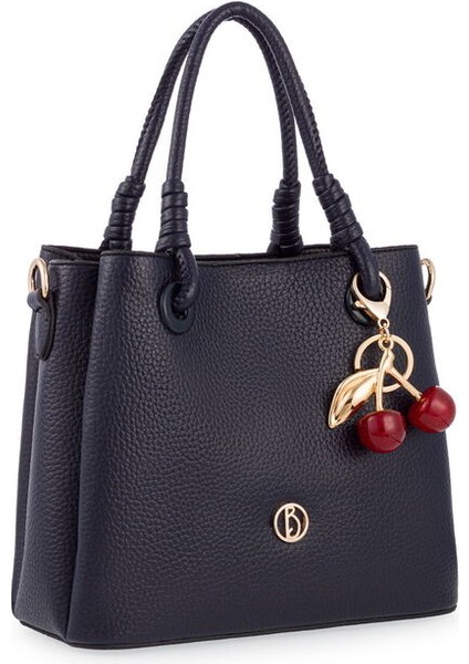 Logo Detaylı Lacivert Kadın El Çantası Riv 145-R fiyatları