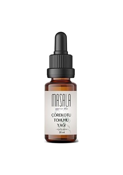 Masala Çörekotu Yağı 50 Ml. Soğuk Pres (Black Cumin Seed Carrier Oil) modelleri