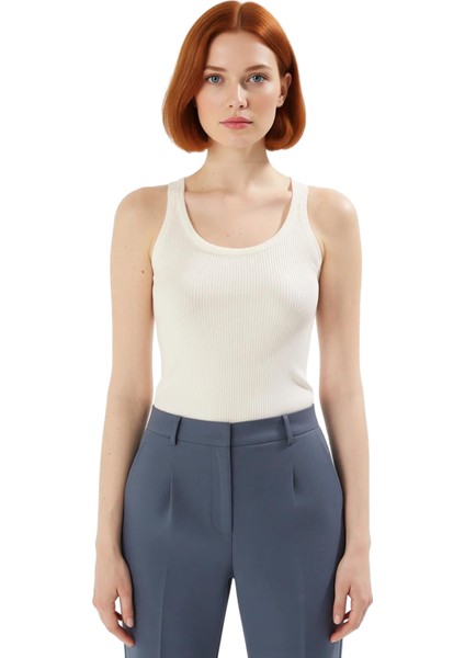 Kadın Triko Basic Tank Top Kaliteli Şık Rahat Modern Zarif Günlük fiyatları