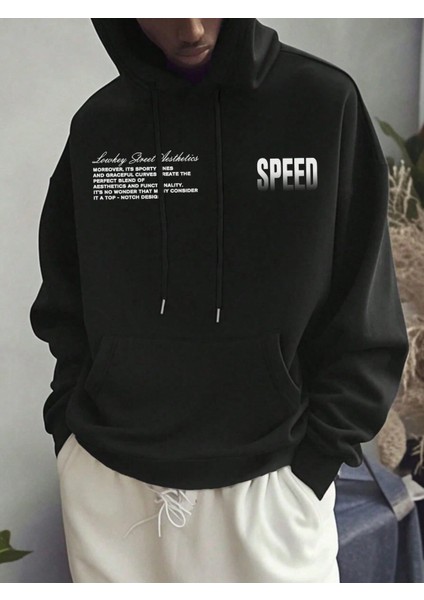 Erkek Sweatshırt Baskılı Oversize3 Iplik fırsatları