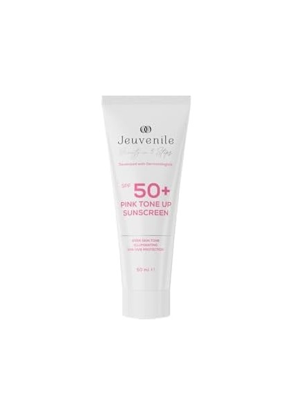 Jeuvenile Spf 50 Yüksek Korumalı Renk Tonu Eşitleyici Pembe Güneş Kremi