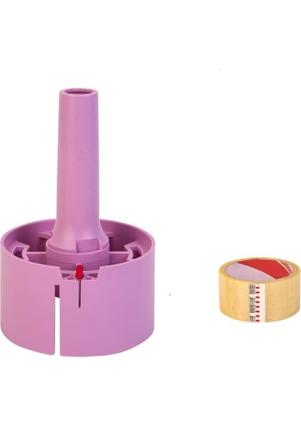 Tuybox Tüy Toplayıcı Rulo + 1 Yedek (120 Yaprak) Kedi Köpek Iplik Toz Kıl Tüy Toplama Rulosu Koli Bandı ile Tüy Toplar (Lila)