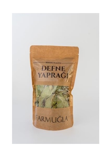 Farmuğla 50 gr Defne Yaprağı Paketi - Ev Kullanımı Için Doğal Rahatlatıcı Koku ve Aromatik Defne Yaprağı, Oda Temizliği ve Rahatlatma Için Ideal