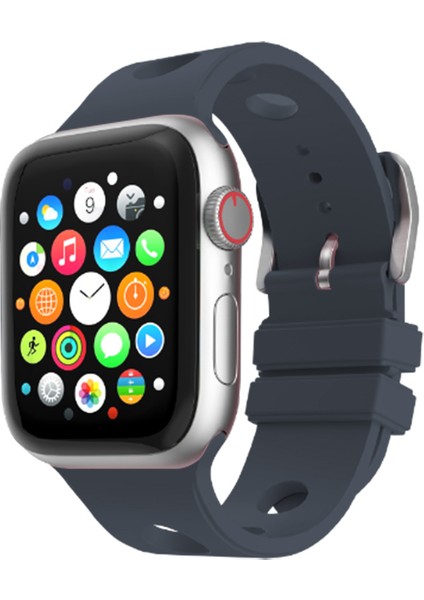 Apple Watch 10/11 42MM-38/40/41MM Kordon Scuba Diving Dalgıç Silikon Band 147 2/3/4/5/6/se/7/8/9