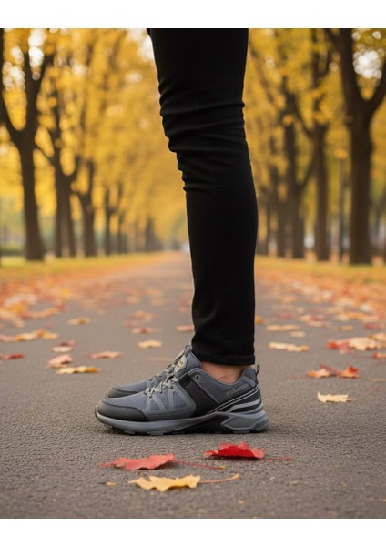 Erkek Outdoor Trekking Spor Ayakkabı Su Soğuk Dayanıklı Kaydırmaz Taban Ortopedik Bağcıklı 2923