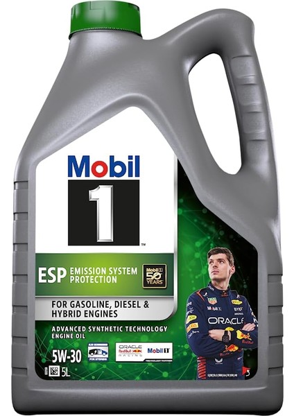 1 Esp 5W/30 Tam Sentetik Partiküllü 5 Litre (Üretim YILI:2024)