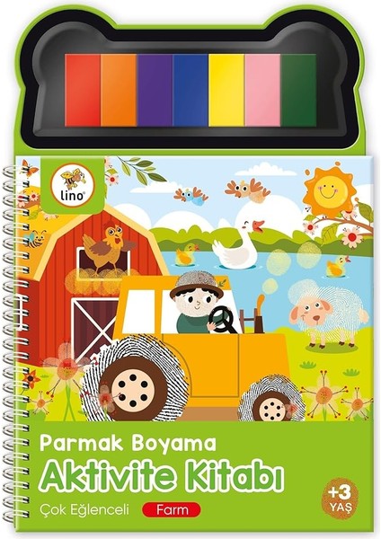 Parmak Boyama Aktivite Kitabı Çiftlik