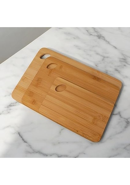 3 Boy Bambu Kesme Tahtası Seti, Bambu Kesim Tahtası, Bambu Et Tahtası | Pratik ve Dayanıklı 3 Boy Bambu Kesme Tahtası Seti - Mutfakta Kesme Işlemlerini Kolaylaştırın! fiyatları