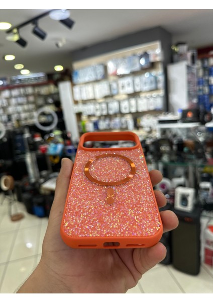 Iphone 17 Promax Sim Detaylı Taşlı Magsefe Özellikli Telefon Kılıfı fiyatları