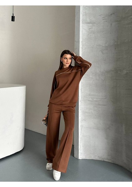 Kadın Ince Çizgi Detaylı Ikili Takım fırsatları