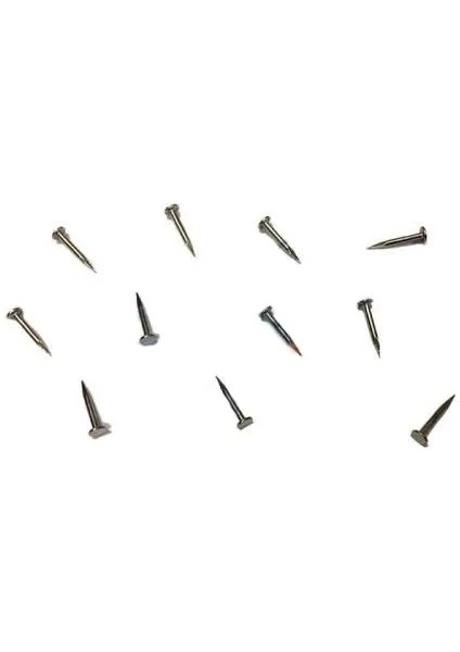 Buğz Klips, Menteşe, Ayağı Çivisi 9mm Çelik - Siyah 100GR