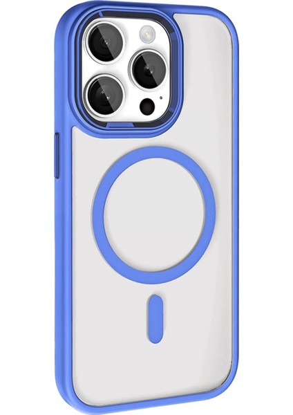 Apple iPhone 15 Pro Max Terea Magsafe Kapak - Mavi modelleri
