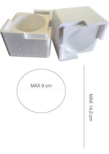 Koruyucu Strafor Köpük Kutu 24 Adet | 660 Cc. 720 Cc. Cam Kavanoz Kırılma Önleyici Köpük fiyatları