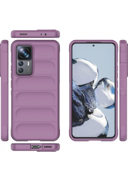 Xiaomi Mi 12T Pro Kılıf Optimum Silikon - Mor modelleri