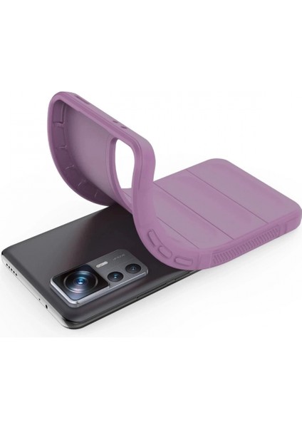 Xiaomi Mi 12T Pro Kılıf Optimum Silikon - Mor fırsatları