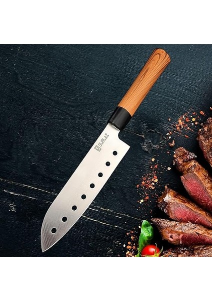 4 Parça Deri Çantalı Şef Bıçağı Bıçak Seti Hediyelik Bıçak fırsatları