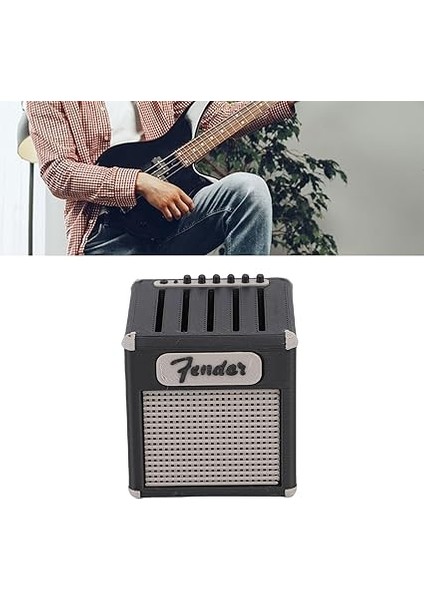 Gitar Seçicileri Tutucu Kutusu, 5 Gitar Seçme Ekran Sahibi, Gitar Seçicileri Organizatör Kılıfı Amp Hoparlör Şekli Müzik Meraklıları ve Müzisyenler Için Kompakt (Siyah D) fiyatları