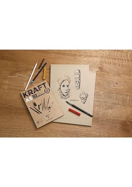 Kraft Yapışkan Kenarlı A4 Defter modelleri