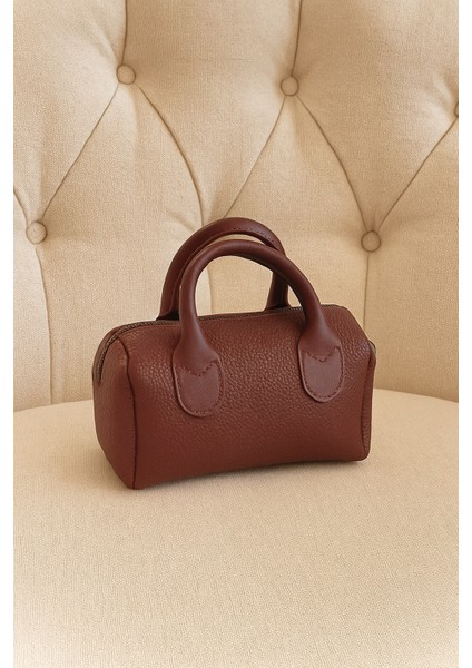 Bordo Mini Ayarlanabilir Askılı Kadın Omuz Çanta - Rb1438