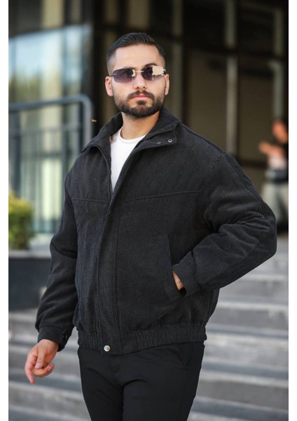 Tasarım Oversize Içi Kapitone Dolgulu Kadife Ceket modelleri