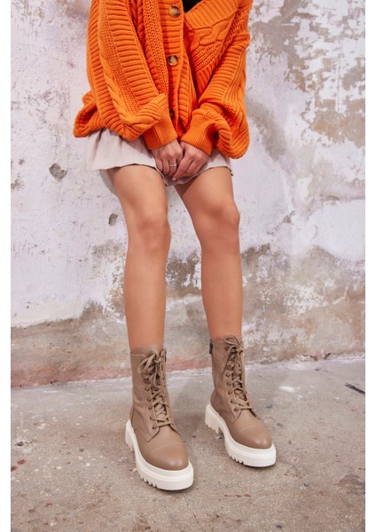 Marcela Vizon Renkli Hakiki Deri Kadın Postal modelleri