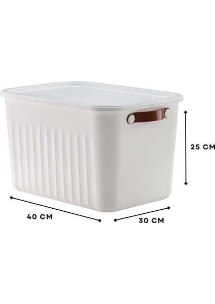 20 Lt Iskandinav Tarz Çok Amaçlı Kapaklı Organizer Kutu 20 Lt modelleri