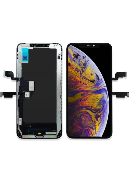 Apple Uyumlu iPhone Xs Max LCD Ekran Dokunmatik Siyah OLED Alg