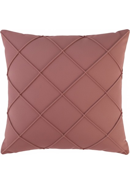 Leke Tutmaz Silinebilir Kapitoneli Kırlent Yastık Kılıfı