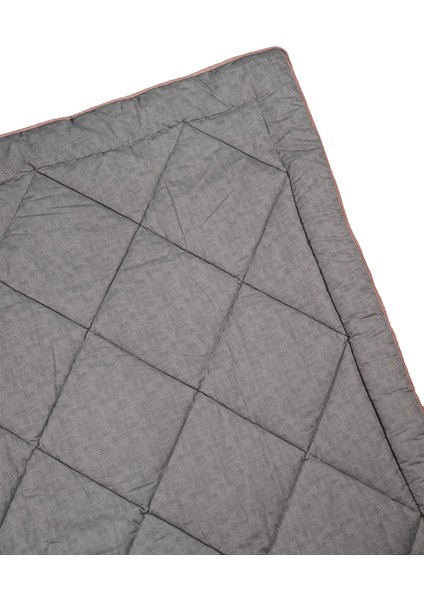 Polycotton Fırçalı Çk 195X215 Gri-Gül Kurusu fırsatları