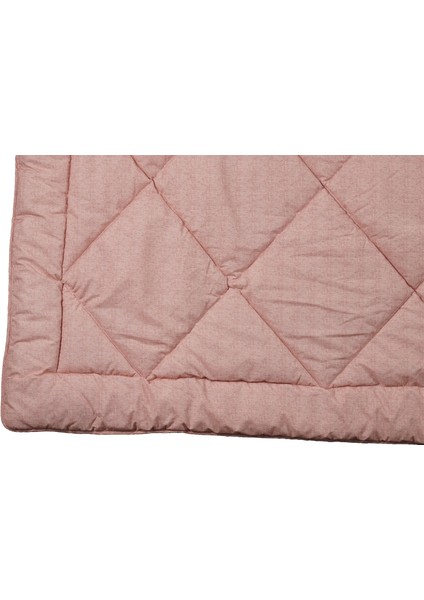 Polycotton Fırçalı Çk 195X215 Gri-Gül Kurusu