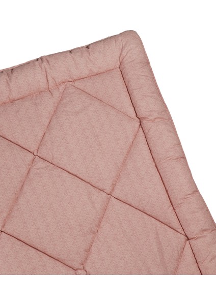 Polycotton Fırçalı Çk 195X215 Gri-Gül Kurusu