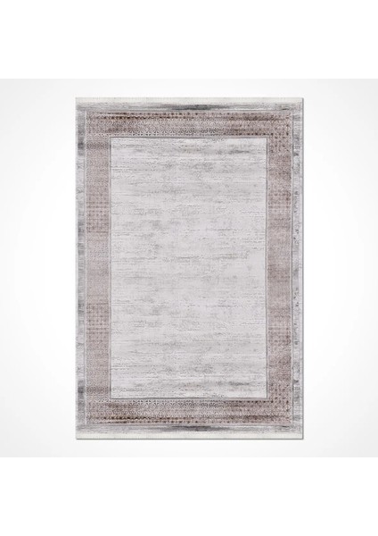 Robledo Çerçeveli Gri Akrilik Makine Halısı fiyatları