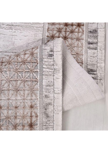 Robledo Çerçeveli Gri Akrilik Makine Halısı modelleri