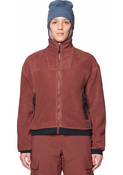 Powder Maven Tam Fermuarlı Kadın Polar Üst