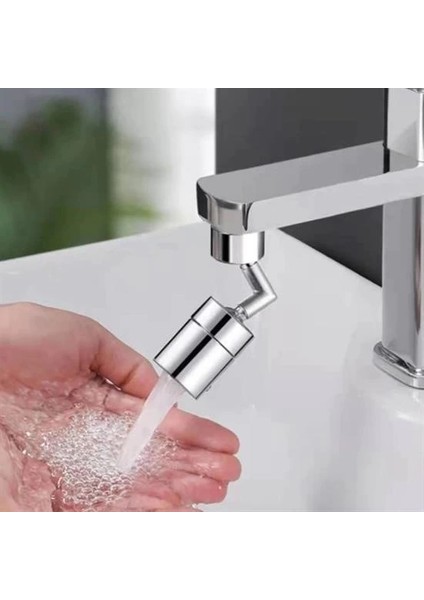 720 Derece Dönebilen 4 Filtreli Tüm Musluk Tipleri Ile Uyumlu Montaj Aparatlı Musluk Başlık